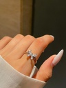 Rose Gold-Plated American Diamond Studded Finger Ring (copy)