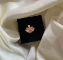 Rose Gold Plated American Diamond Ring 