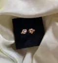 Rose Gold Plated American Diamond Ring  