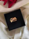 Rose Gold Plated American Diamond Ring