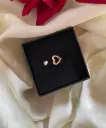 Rose Gold Plated American Diamond Ring