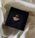 Rose Gold Plated American Diamond Ring