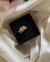 Rose Gold Plated American Diamond Ring