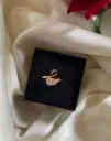 Rose Gold Plated American Diamond Ring