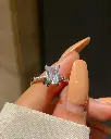 Butterfly on the Solitaire Ring