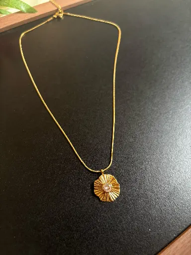 Gold-Plated Anti Tarnish Pendant