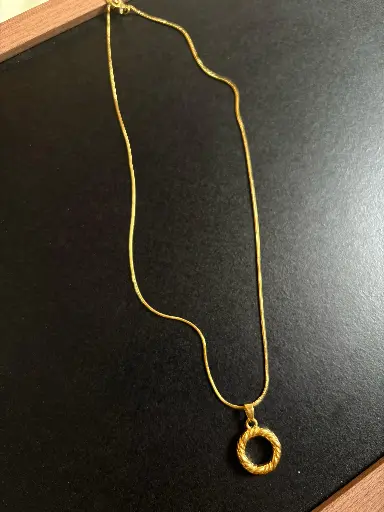 Gold-Plated Anti Tarnish Pendant