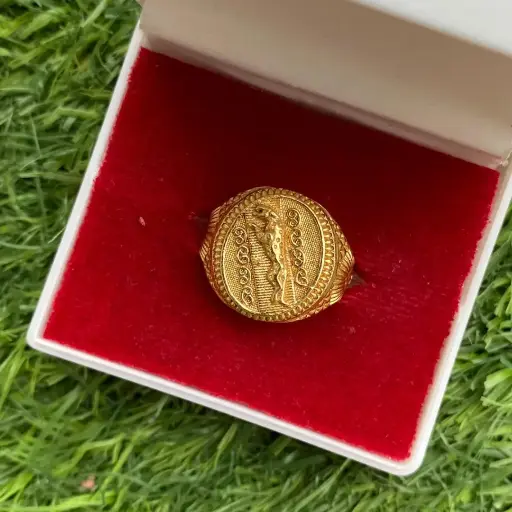 Men's Gold Plated ring  