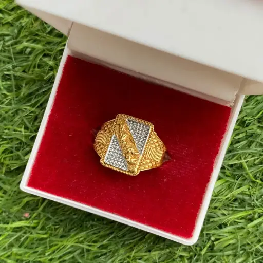 Men's Gold Plated ring 